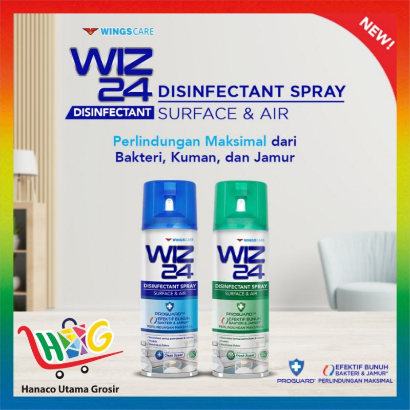 WIZ 24 Desinfektan Spray Aerosol 300ml