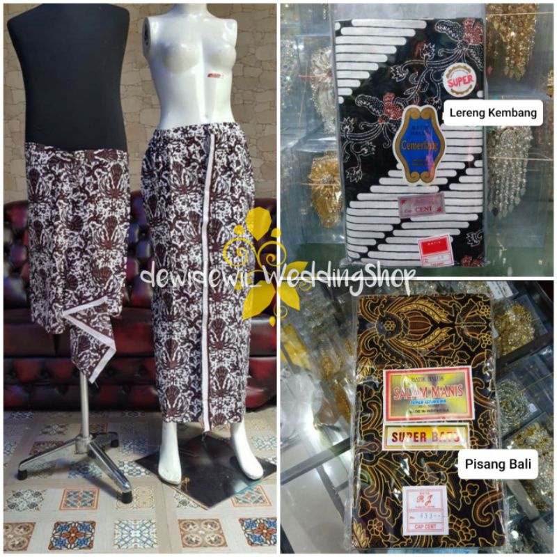 Jarik Instan Cewek + Sapit Urang / Cowok Pendek [Motif Lengkap]