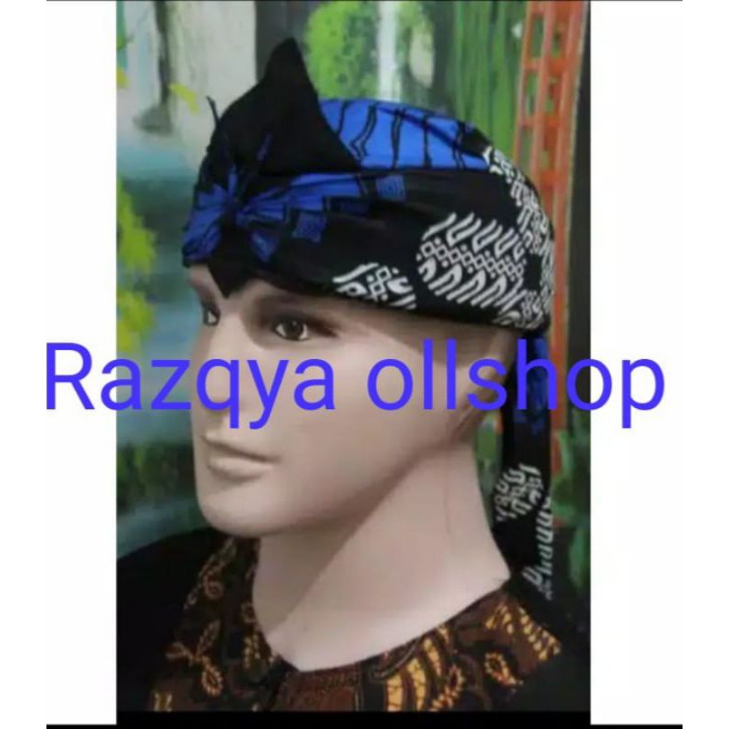 Iket Kepala Bendo Totopong Blangkon Sunda Tertutup