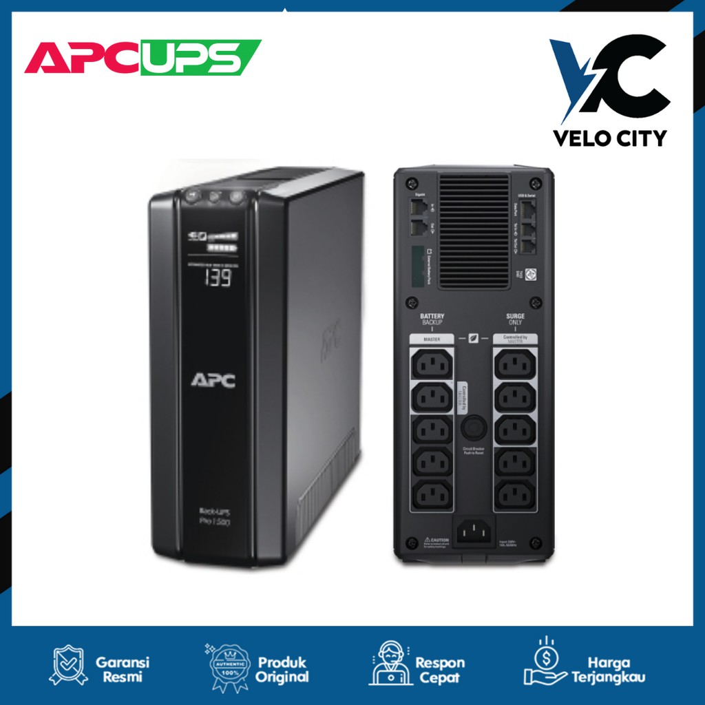 APC Power-Saving Back UPS Pro 1500 230VA BR1500GI - Garansi Resmi 2 Tahun