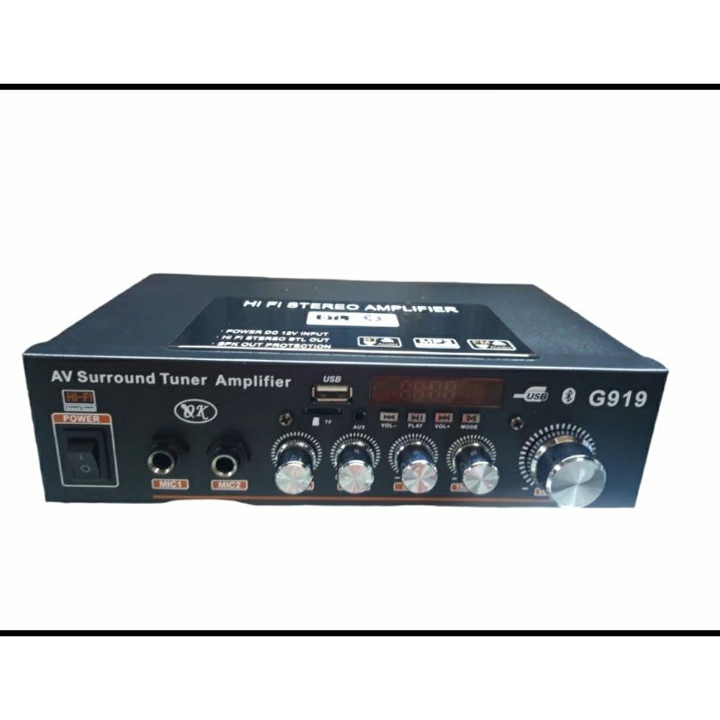 power amplifier bluetooth G919 ac220v/dc 12v