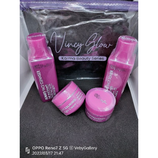 PAKET NEW DOSIS TINGGI VINCY GLOW  SERIES BPOM ORIGINAL