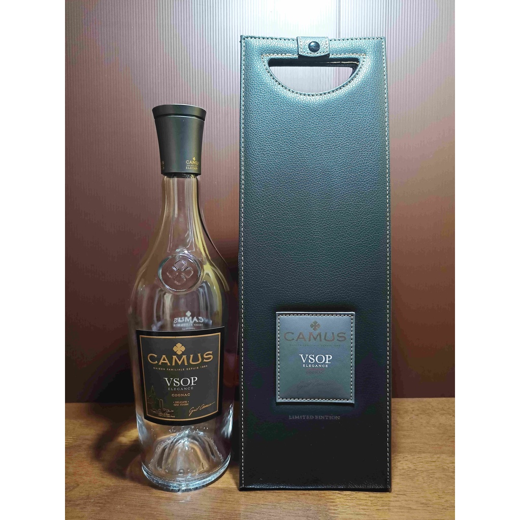 Botol bekas miras Camus VSOP Elegance Limited Edition 1 liter + Bag