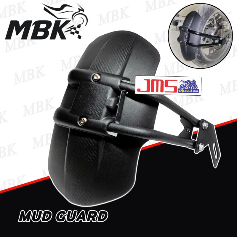 spakboard belakang mudguard/mud guard pelindung lumpur cha universal buat R15 xabre cbr150 ninja 250 Fi vixion gsx150 mt15 fu mx king xable byson thunder