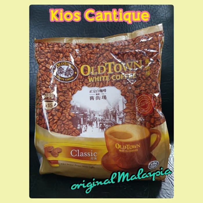 

Old town white coffee 3 in 1 classic kopi Malaysia