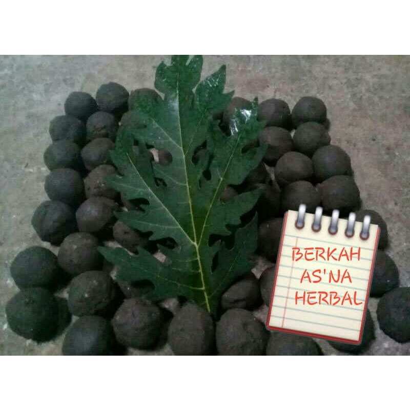 Ampo Tanah lempung 8 pcs (800Gram) ( Penghilang rasa pahit daun pepaya,daun kates,Alami ,tanah liat 