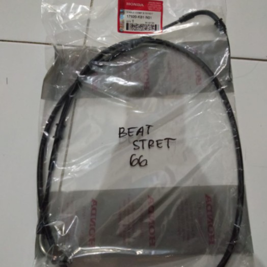 Kabel Gas Bawah Cable Comp Throttle B Honda Beat FI ISP 17920 K81 N01