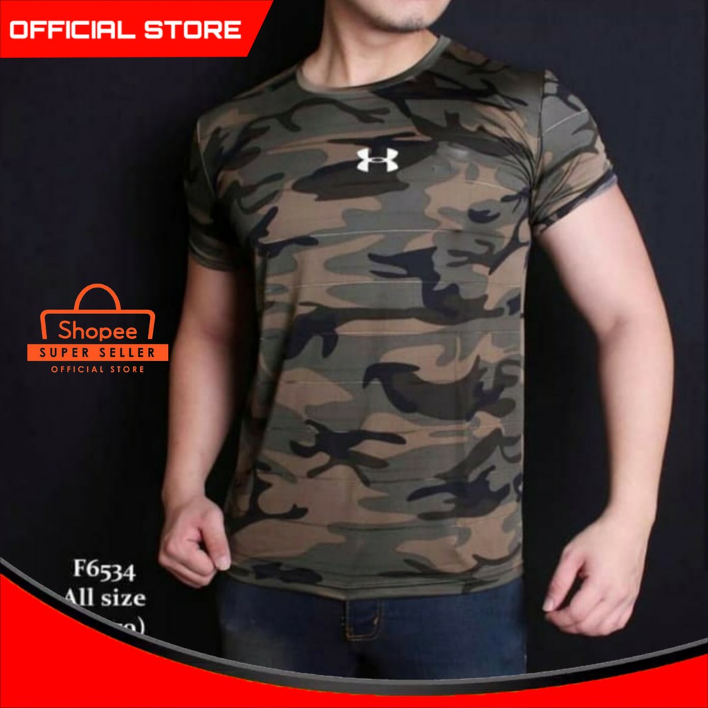 Baju Kaos Pria / Army Tentara 3D