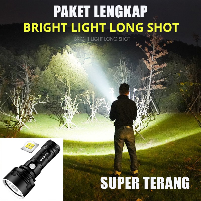 Senter Led Jarak Jauh XLM-L2 XHP P70 True 1000 lumens Original