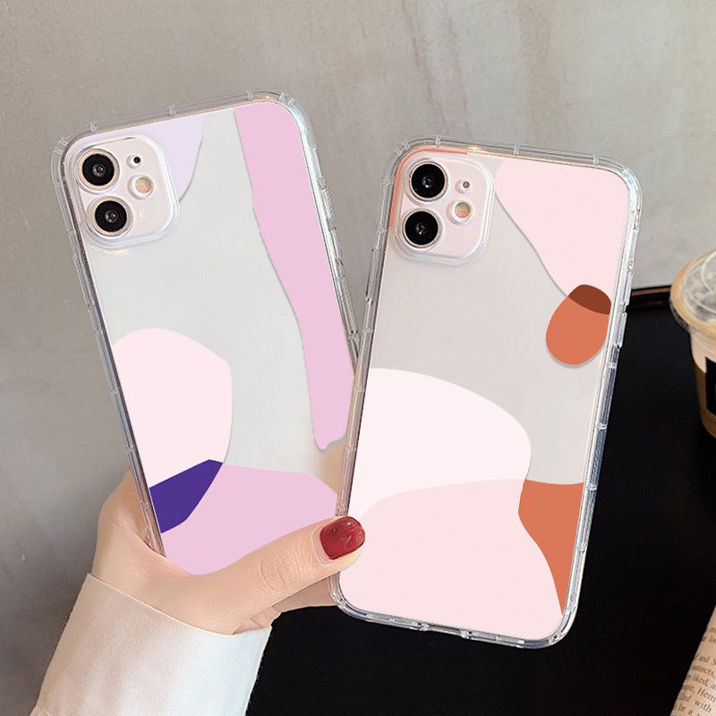 REALME Case Desain Abstrak Untuk OPPO A74 A54 A94 A93 A57 A59 A8 A83 A9 F1S A39 A15 A15S A53 A32 A33 S A37 A35 A16 A16S A54S A52 A9 A7 2020 A72 A92 A1k A52