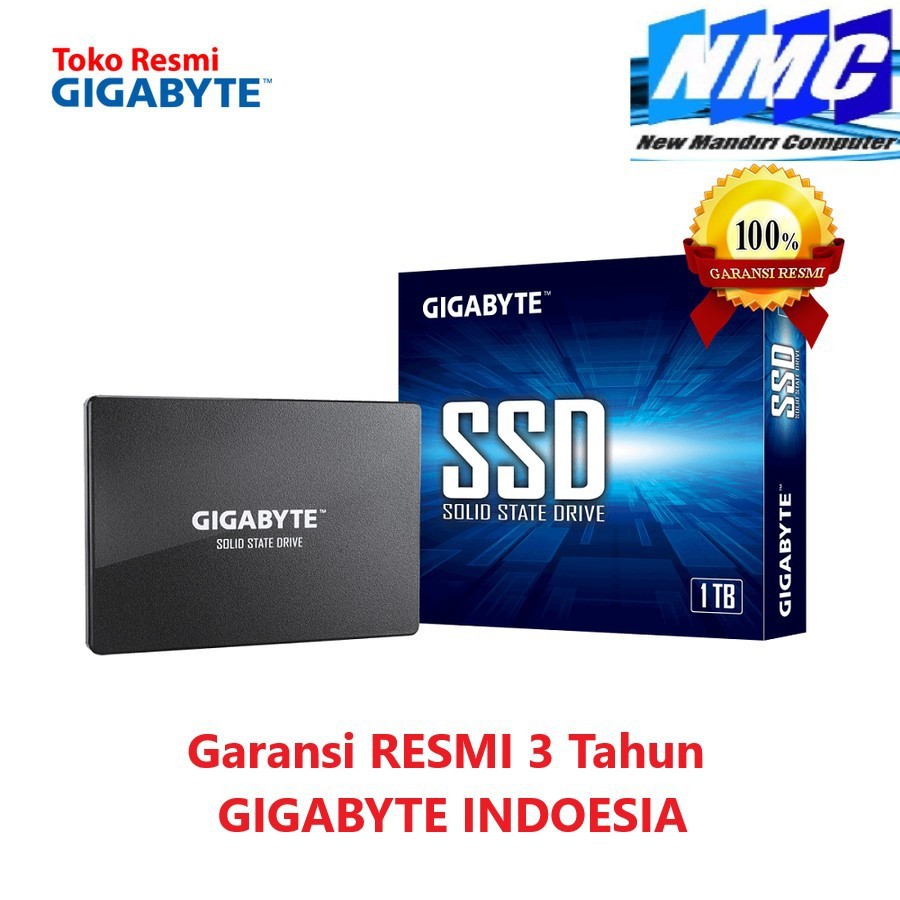 SSD GIGABYTE 1TB 2.5&quot; SATA III 6GBPS SSD 1TB INTERNAL SATA RESMI