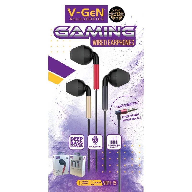 Handsfree Headset V-Gen Gaming VEP1-15 Handset Handsfree Gaming VEP1-15