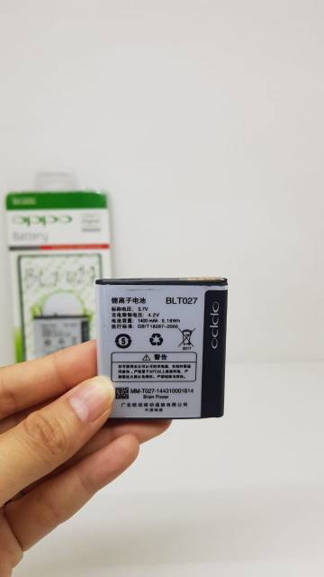 Baterai Oppo BLT027 BLT 027 Baterai Oppo R803 R805 Batre Oppo BLT-027 Baterai 2 IC 1400mAh