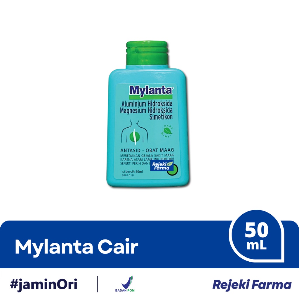 Mylanta Liquid Rasa Mint Botol 50mL