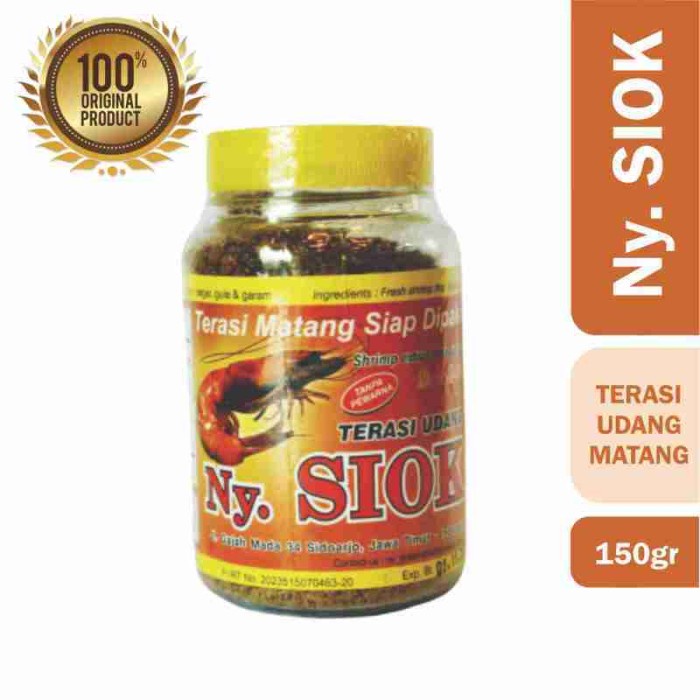 

Yuk Dibeli Terasi Udang Ny. Siok Matang / Terasi Udang Siok [150 G] 098