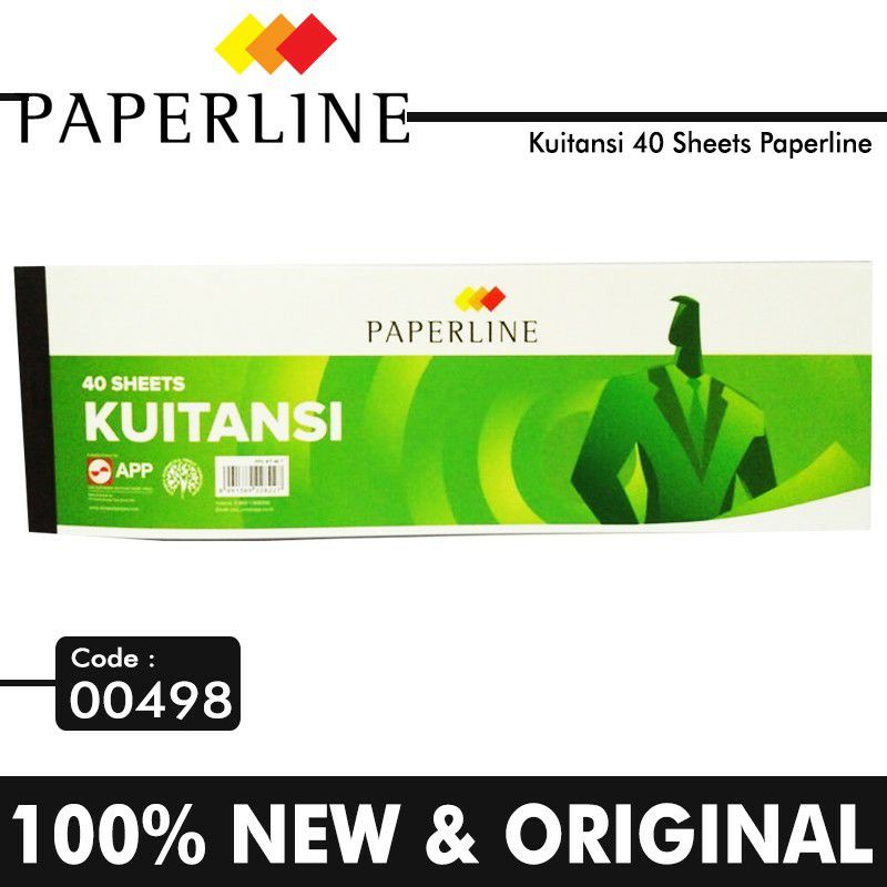 

Kuitansi paperline besar isi 40 sheets