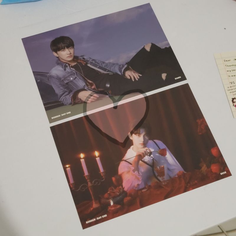 ENHYPEN Border: Day One Postcard Official [JUNGWON]