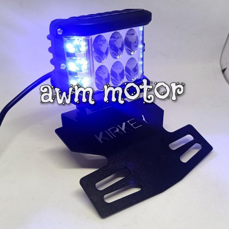 (Paket) Lampu Depan LED 6 mata jumbo+Brekat Motor Yamaha RX-KING,RX-Z &amp; RX-Special