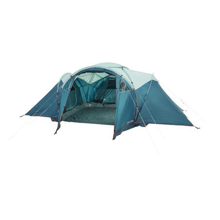 Tenda kemping hoop kapasitas 6 orang dengan 3 kamar -Arpenaz-QUECHUA