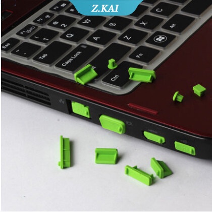 16pcs / set Dust Plugs USB Bahan Silikon Untuk Laptop / Komputer