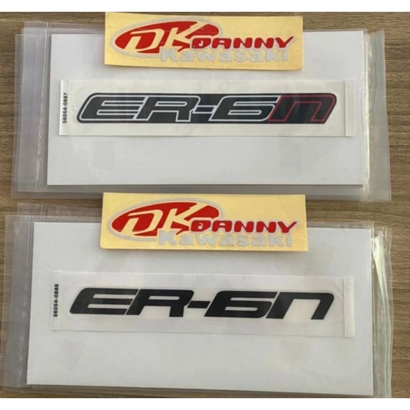Striping Stiker Sticker Emblem Kawasaki Er6 er6 n
