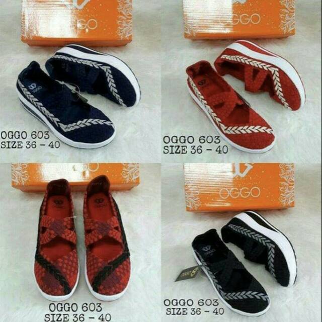 Sepatu rajut oggo 603