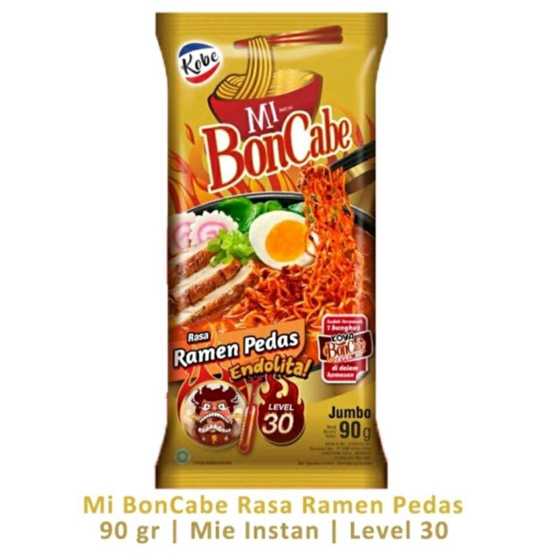 

Mie Boncabe Ramen Pedas Endolita