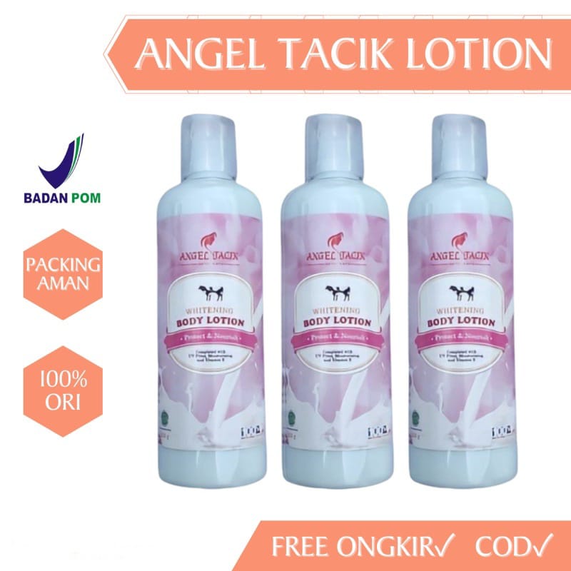 Handbody Angel Tacik Whitening Body Lotion Pemutih Bandan