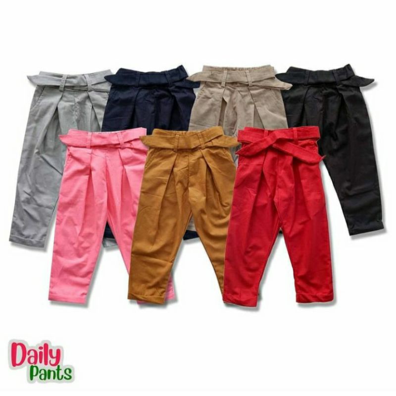 3-5 th celana harian anak/daily pants/celana anak perempuan