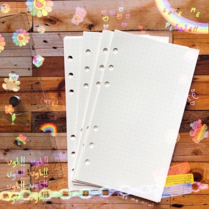 

Refill A6 Ring Binder Loose Leaf (6 Rings)