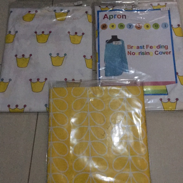 Apron menyusui motif / apron  menyusui