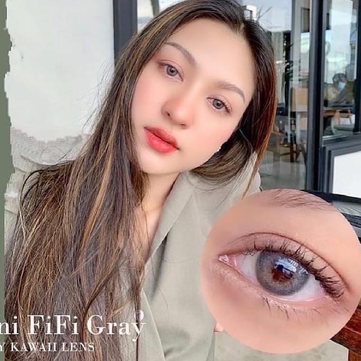 ♞ ORIGINAL Kitty Kawaii mini Fifi Grey Brown SOFTLENS SOFLENS SOFTLENSES ❊