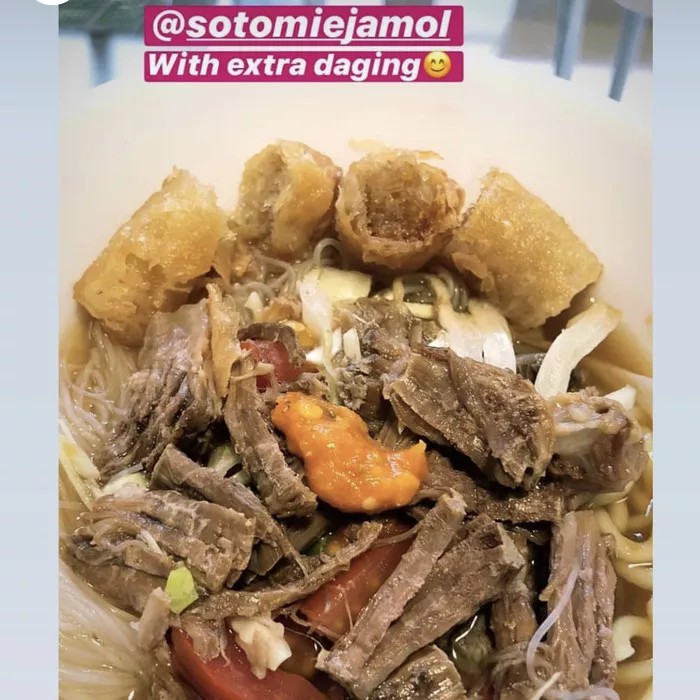 

Extra daging sapi (sotomie jamol)
