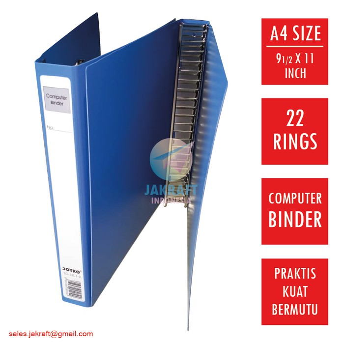 

Computer Binder Ordner Continuous Form 91/2" x 11" A4 JOYKO SC-1301-9