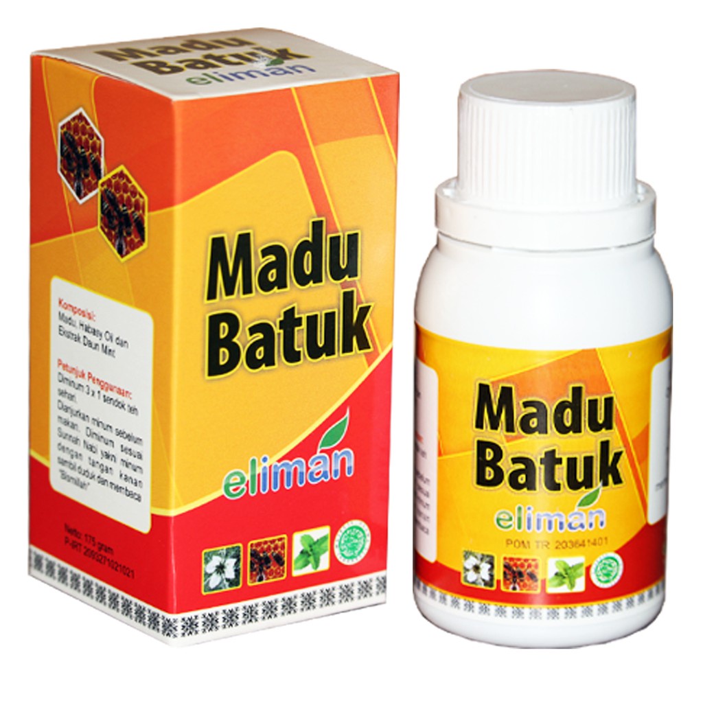 

(100% ORIGINAL) Madu Batuk Dewasa 165 gram - El Iman