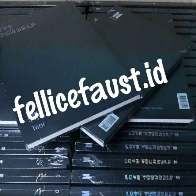 Jual Album Bts Love Yourself Tear No Poster Indonesia Shopee Indonesia