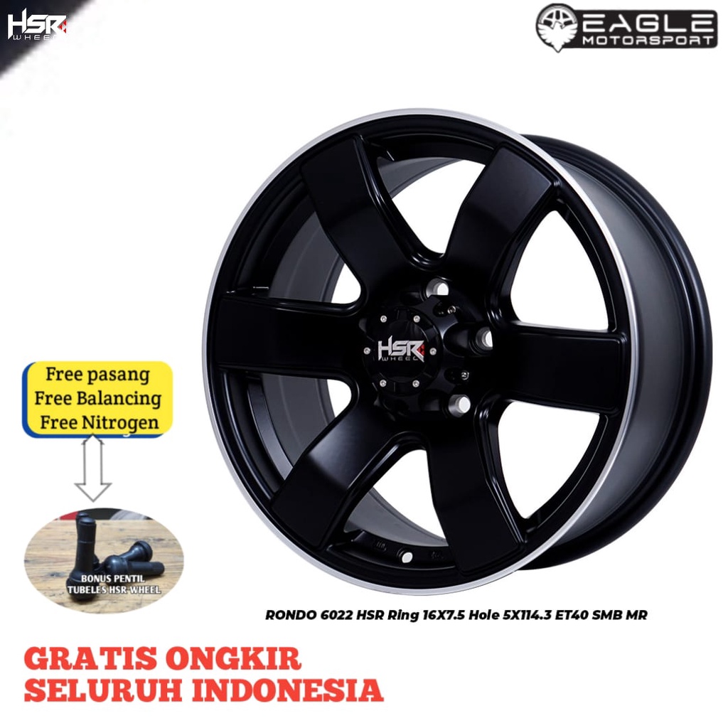 Velg R16 Pelek Rush Terios Pelek Semi Off-Road HSR RONDO Ring 16
