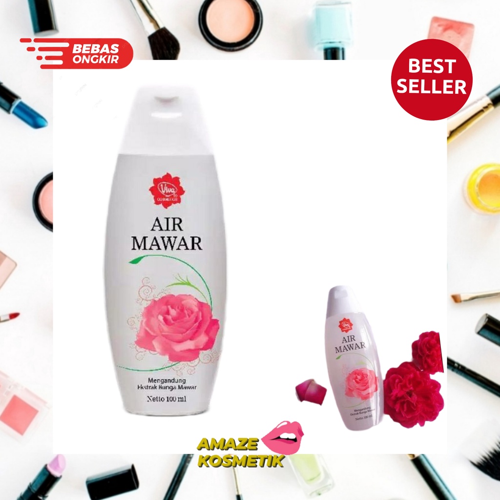 [ 1Kg = 15Pcs ] VIVA air mawar 100ml (BPOM)