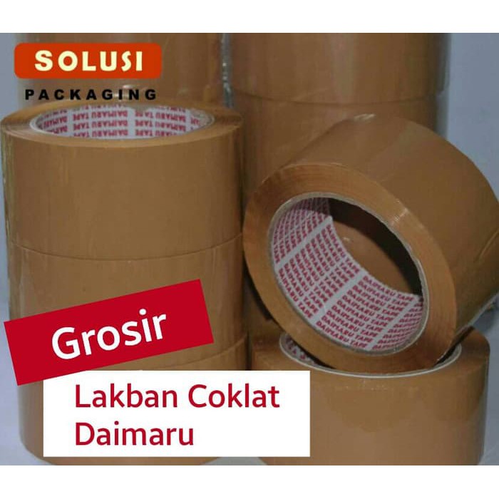 

KEMASAN LAKBAN COKLAT / ISOLASI COKLAT / ISOLASI / LABEL / PACKAGING