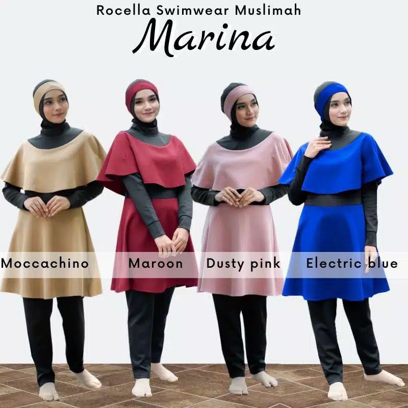 ROCELLA Swimwear Muslimah Marina
