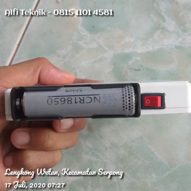 Switch Totolink S808 modif POE plus UPS DC baterai 18650