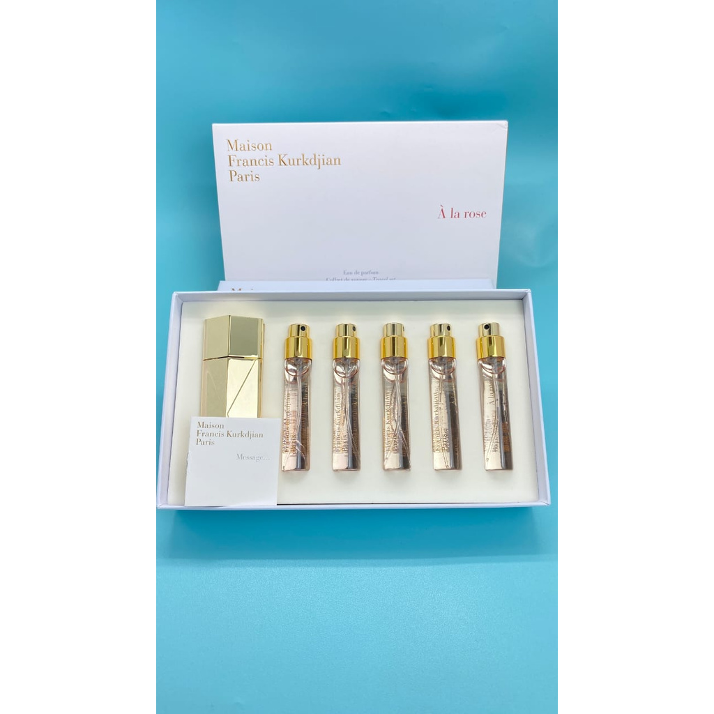 100% ORIGINAL Maison Francis Kurkdjian A La Rose Gift Set Eau de Parfum 5x11ml - Women