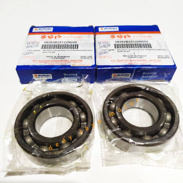 Bearing krug as satria 2tak kiri-kanan 6205/6205 original sgp 100%