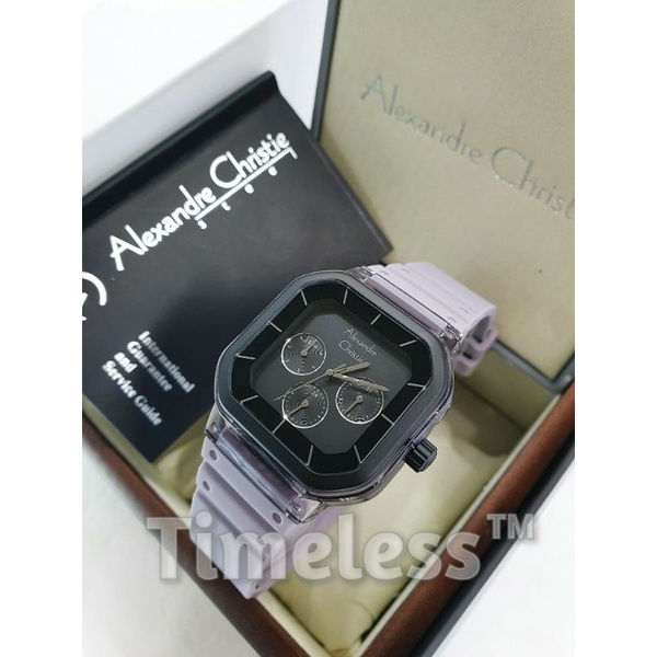 Jam Tangan Wanita Alexandre Christie AC 2811 BF Purple