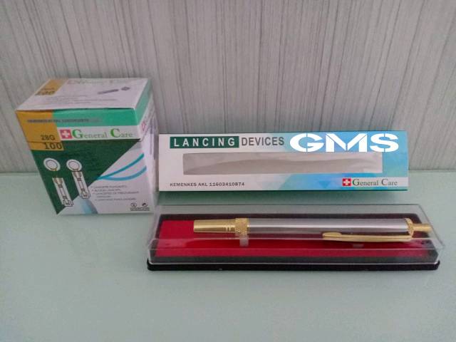 Paket Pen Bekam Stainless + Blood Lancet 100's / Pen Lancet