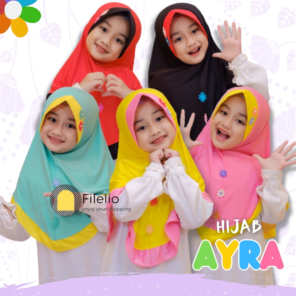 Kerudung Anak TK MURAH AYRA / Jilbab Anak Terbaru / Hijab Anak Murah / Fashion Anak / Kado Ultah