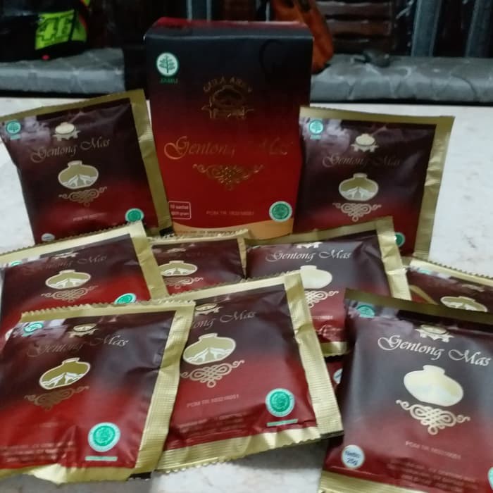

Gentong Mas Minuman Obat Herbal Gula Aren Asli Original ( persachet ) BO