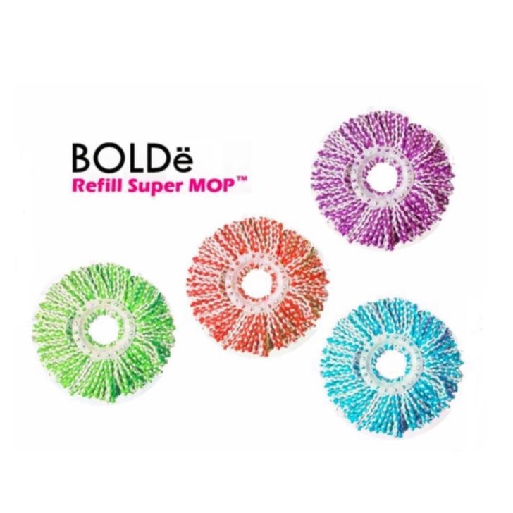 ❤ IJN ❤ BOLDë Isi Ulang Kain Pel / Refill Super Mop Microfiber Bolde Asli