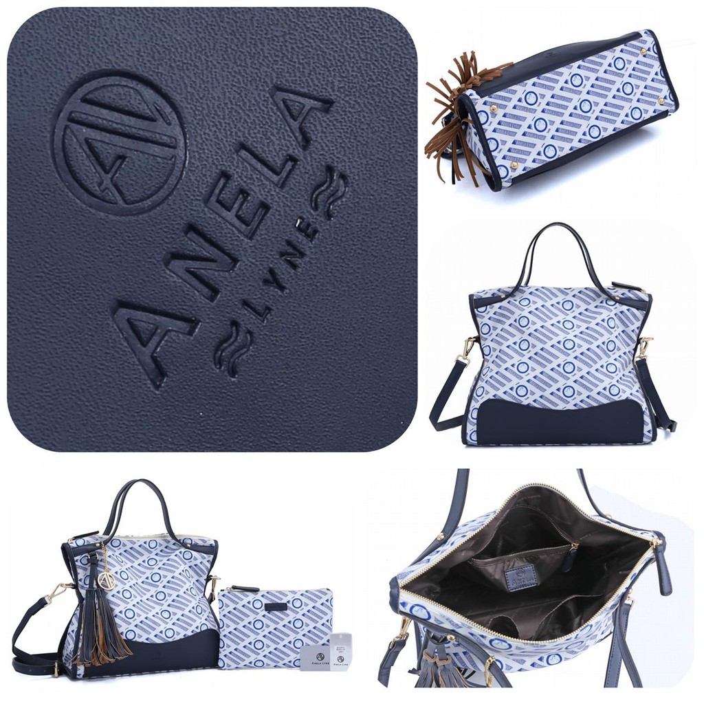 ANELA LYNE KAMALA HAND BAG ANE395#A047 2IN1 WITH SATCHEL ORIGINAL