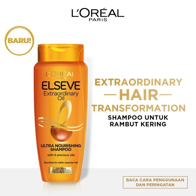 ★ BB ★ L'Oreal Paris Elseve Extraordinary Oil Ultra Nourishment Shampoo 170ml - 280ml - 450ml | Loreal Hair Care